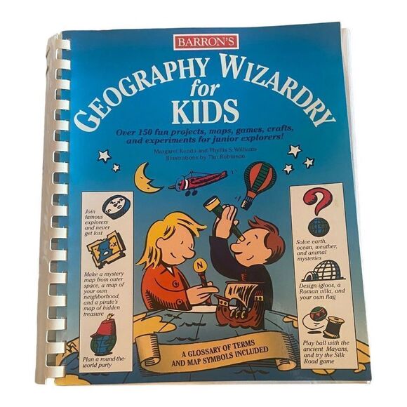 Geography Wizardry for Kids Vintage Book - Picture 1 of 3
